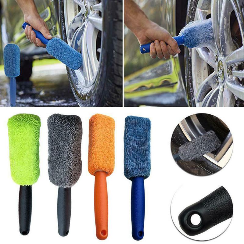 Car Wash Washing Cleaning Tool Automobiles Tire brush 1PCS Sponge Wheel Tire Rim Scrub Cleaning Brush