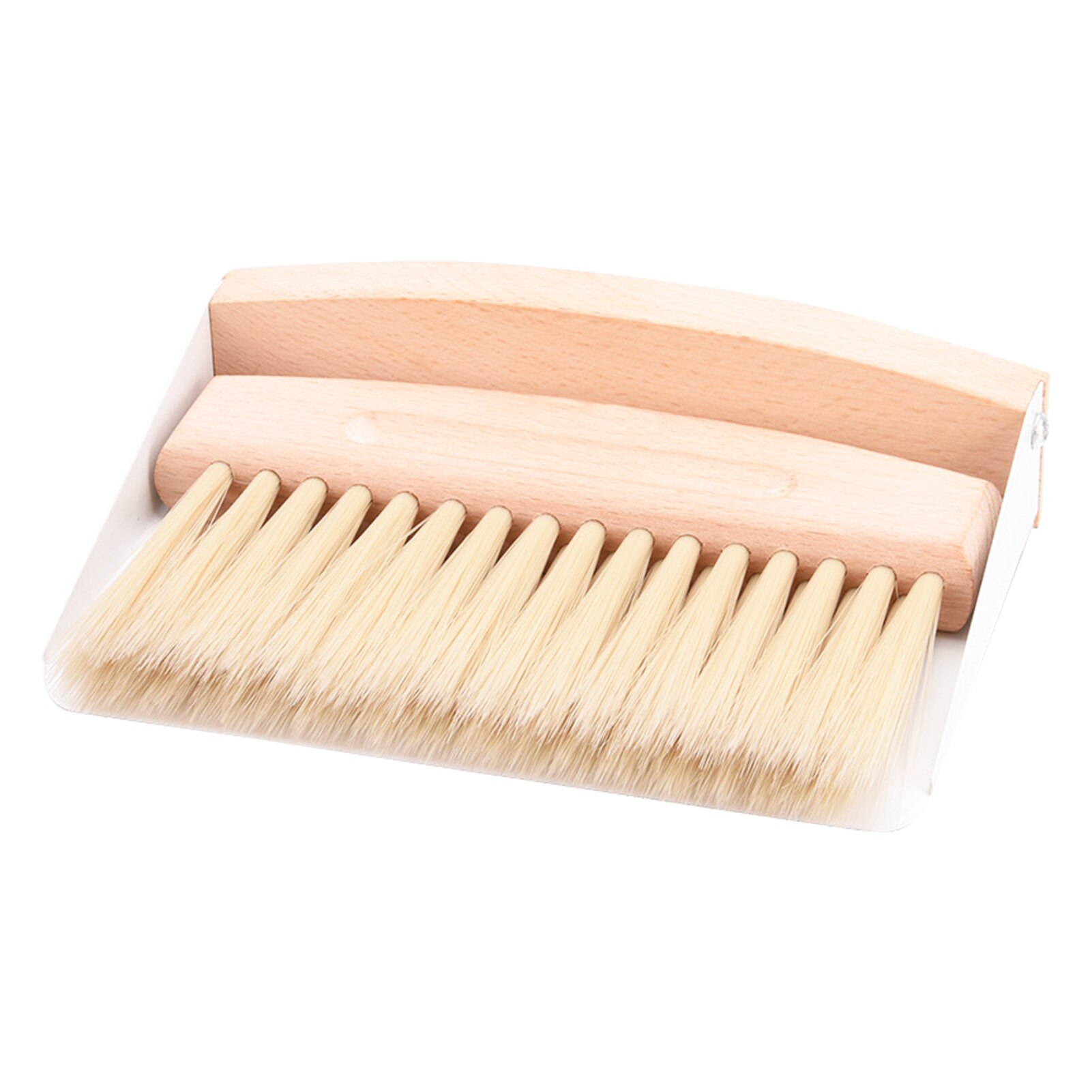 For Crumbs Hand Sweeper Durable Cleaning Tool Practical Broom Natural Wood Mini Save Space Office Shovel Desktop Dustpan Set