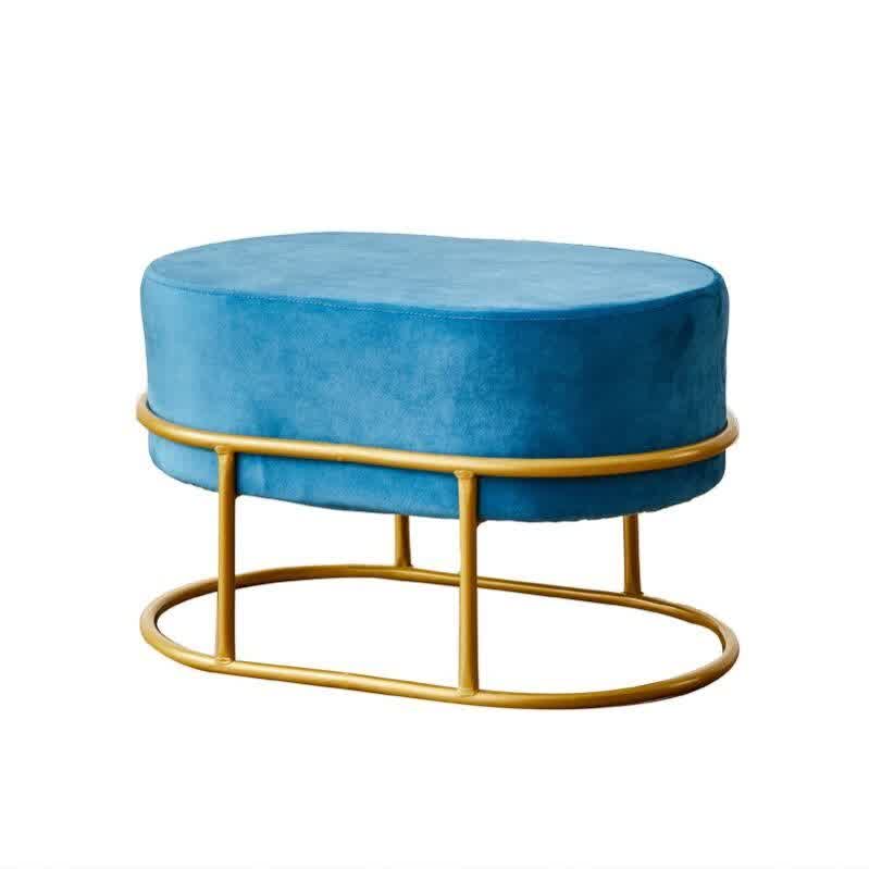 Home Hold Small Bench Footstool Sofa Low Stool round Stool Internet Celebrity Light Luxury Living Room Coffee Table Stool