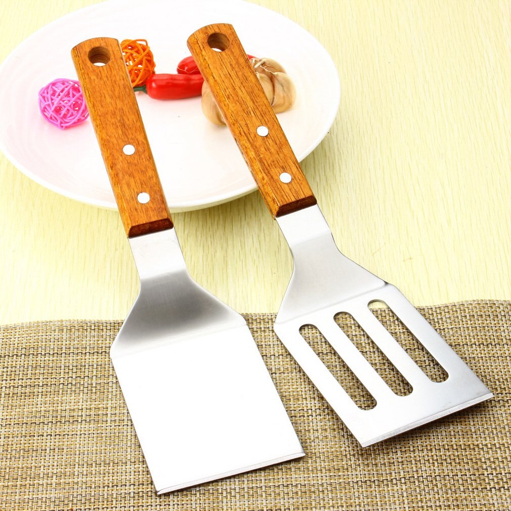 Stainless Steel Kitchen Cooking Tools Turners Kitchen Gadget Nylon Slotted Spatula Cooking Cookware
