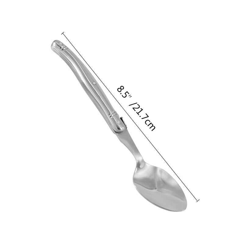 6pcs Dinner Spoon Stainless steel Large Soup Rice ...