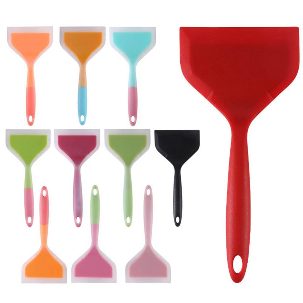 Non-stick Silicone Spatulas Beef Meat Egg Cooking Spatula Kitchen Cooking Baking Scraper Pizza Shovel Food Lifters Turners