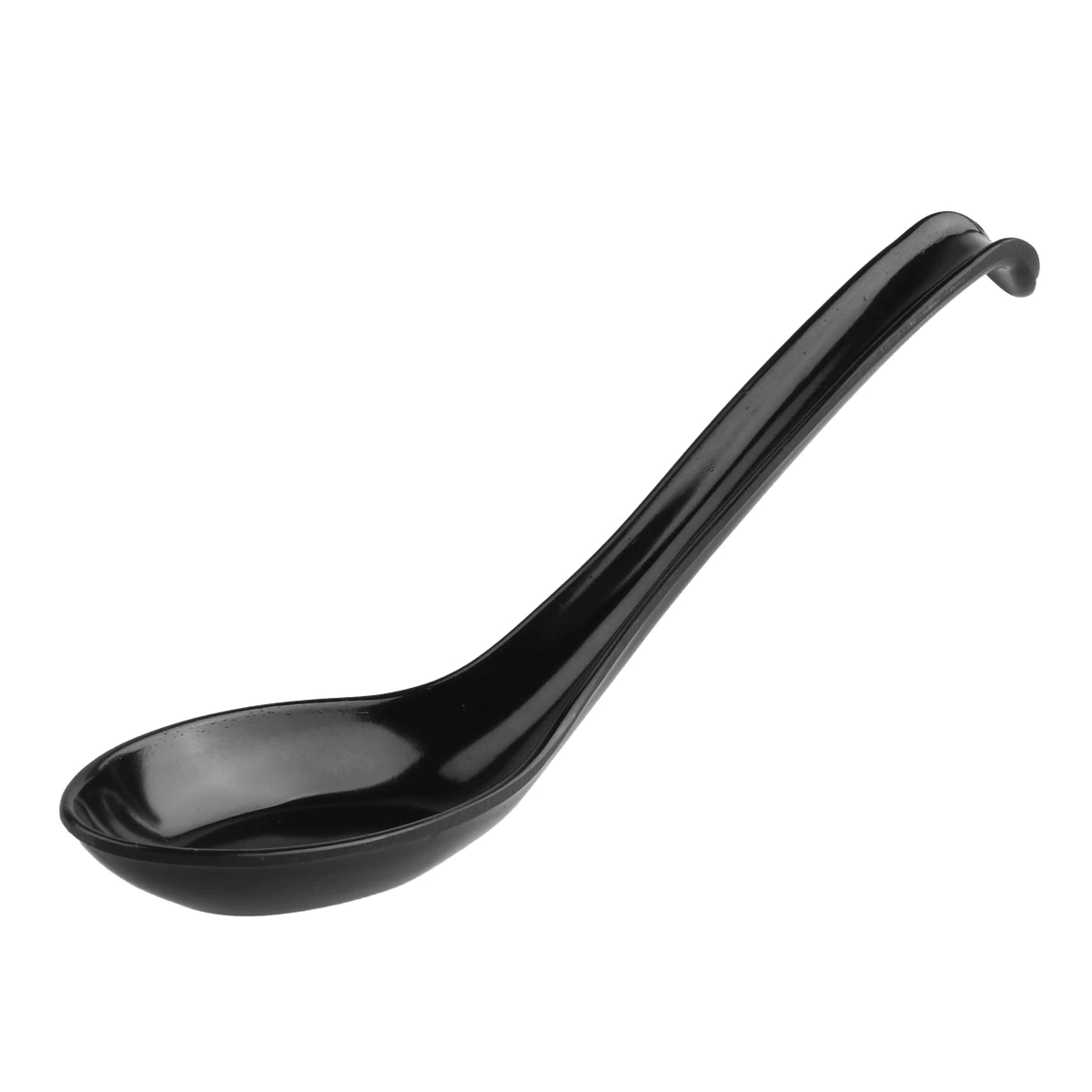 5Pcs Ramen Noodle Soup Spoon Set Long Handle Plastic Spoons Flatware