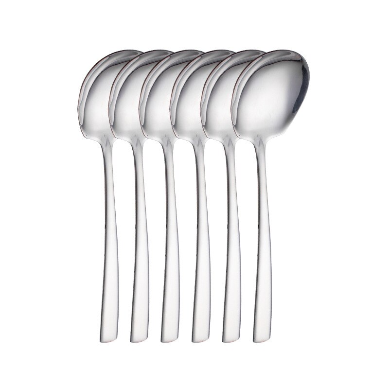 New 6pcs Thick Stainless Steel Spoon Party Banquet...