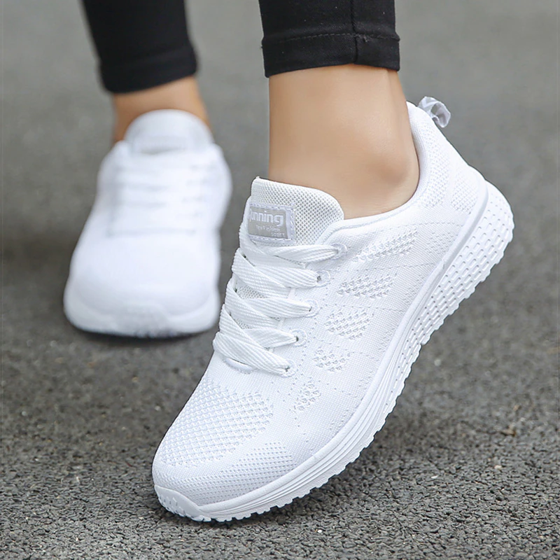 Sports Shoes Women Breathable Sneakers Women White Shoes For Basket Ultralight Woman Vulcanize Shoes Couple Casual Sneaker