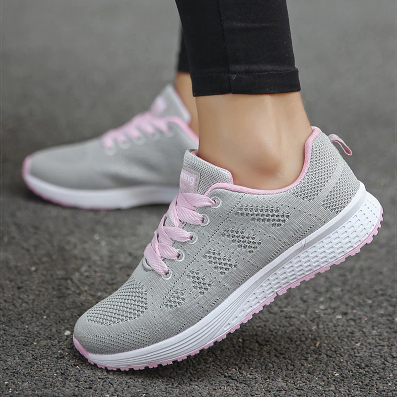 Sports Shoes Women Breathable Sneakers Women White Shoes For Basket Ultralight Woman Vulcanize Shoes Couple Casual Sneaker
