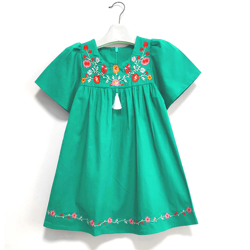 Girls Clothes Summer Princess Dresses kids dresses for girls Cotton embroidered Girls Dress children clothes girl