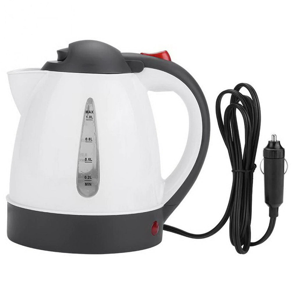 Car Hot Kettle Portable Water Heater Travel Auto 24V for Tea Coffee 304 Stainless Steel Large Capacity Kettle