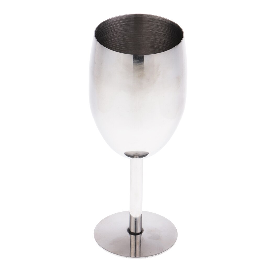 Stainless Steel Red Wine Glass Champagne Goblet Cup Drinking Mug