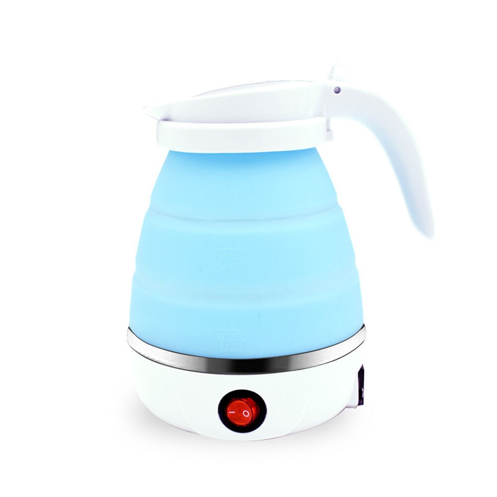 Mini Electric Kettles  Stainless Steel Silicone Portable Water Kettle Folding Travel Kettle Kitchen Appliances Tool