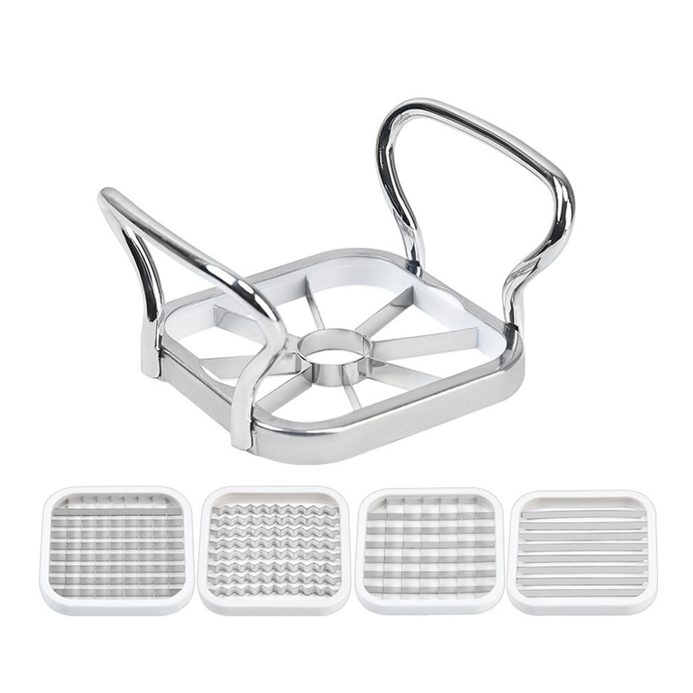  And Potato Pressing Fruit And Vegetable Cutter Stainless Steel Durable Cutter Fruit Slice Tools