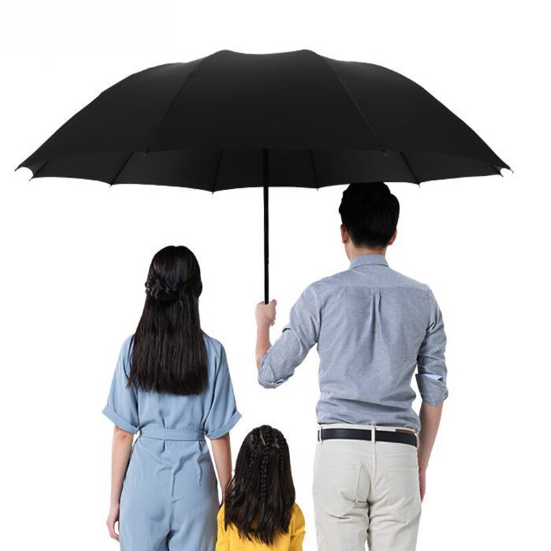 130cm Big Vinyl Men Umbrella Male Rain Women Umbrella Folding Windproof Sun Umbrella for Female Parasol