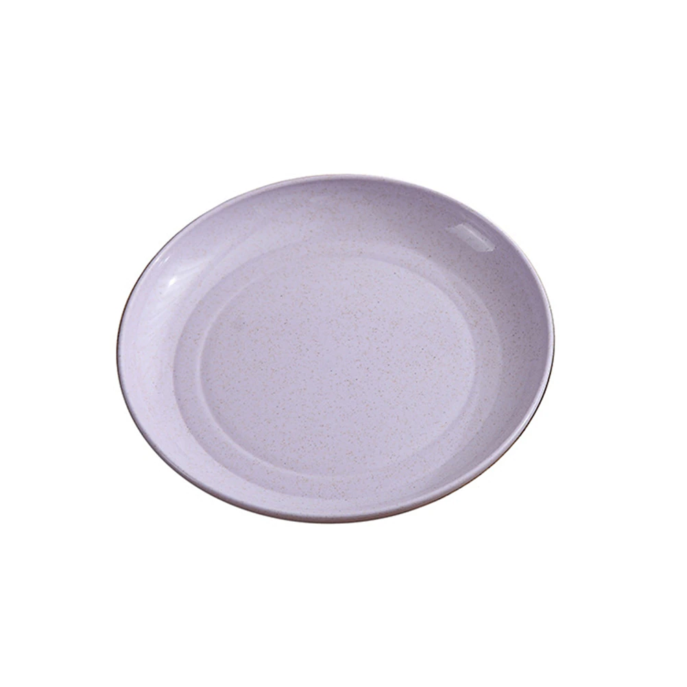 Wheat Straw Plate Portable Reusable Eco-Friendly Unbreakable Dinner Plates Restaurant Specialty Saucer Plastic For Picnic Dishes