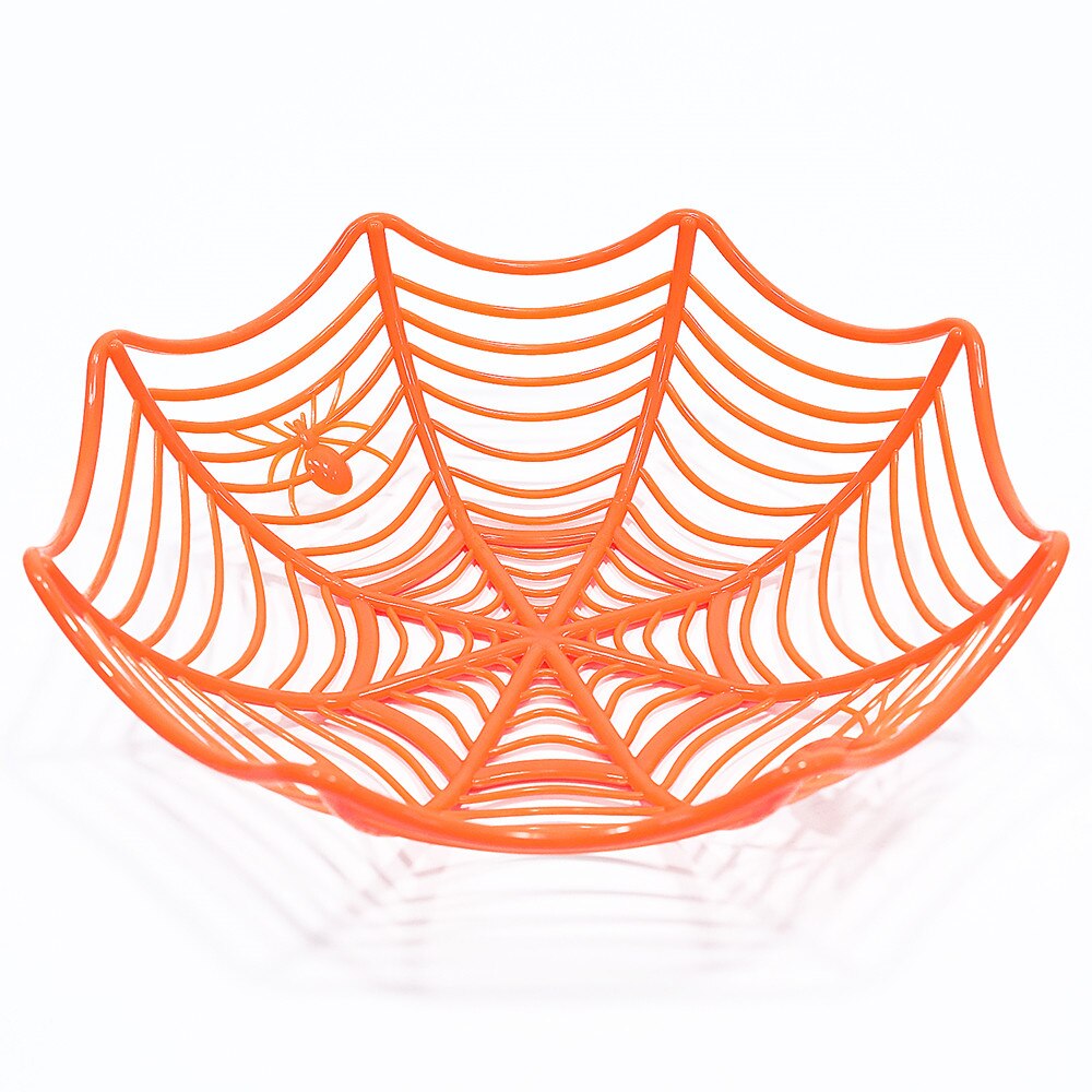 Halloween Party Plates Spider Web Candy ...