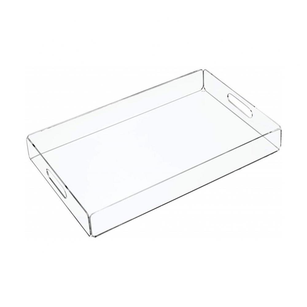 Food Plate Tray Clear Acrylic Serving Plate Tea Fo...