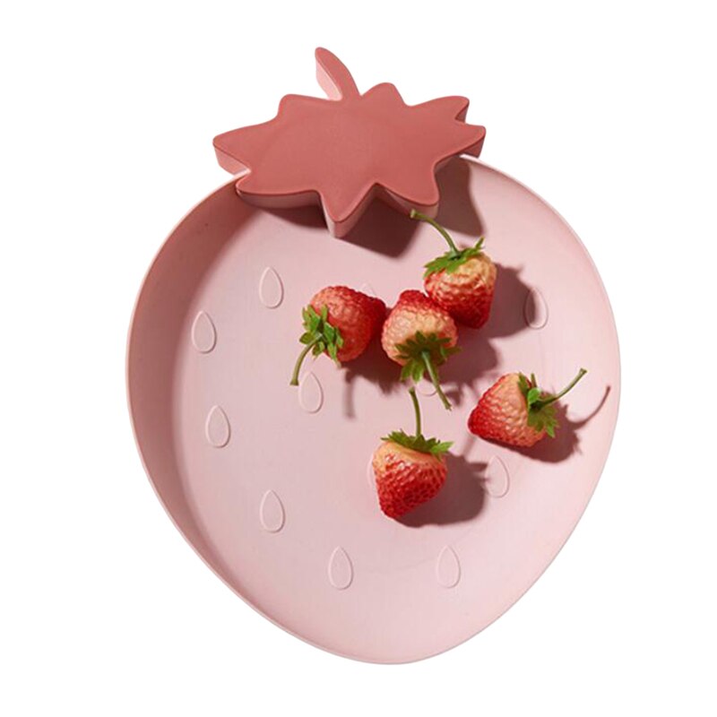 Fruit Plate Plastic Snack Dessert Dishes Cake Candy Dish Banana Carrot Strawberry Children Plate Tableware Home Party Plates