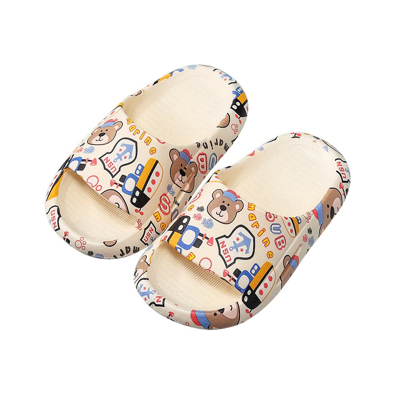 Baywell Kids Slippers Shoes Cartoon Printing Soft ...