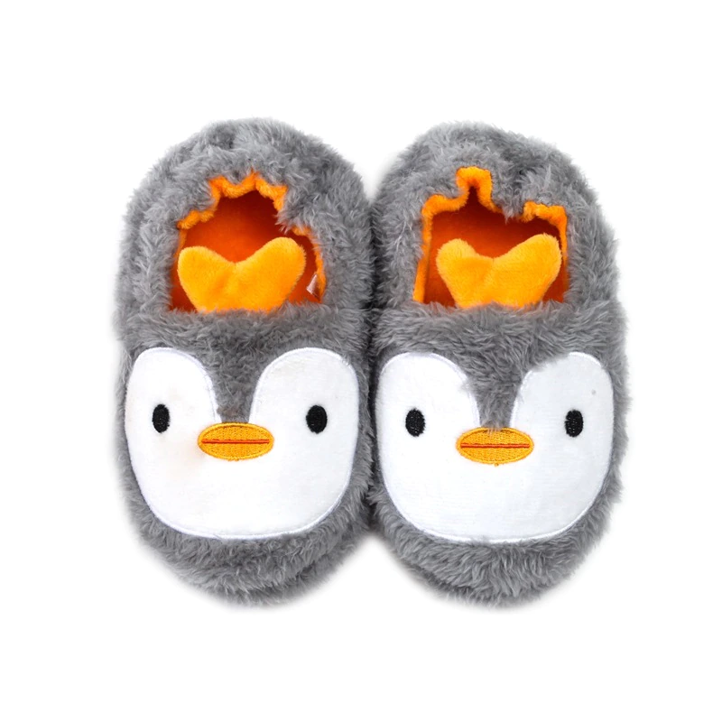 Winter Cute Penguin Kids Slippers Comfortable Baby...