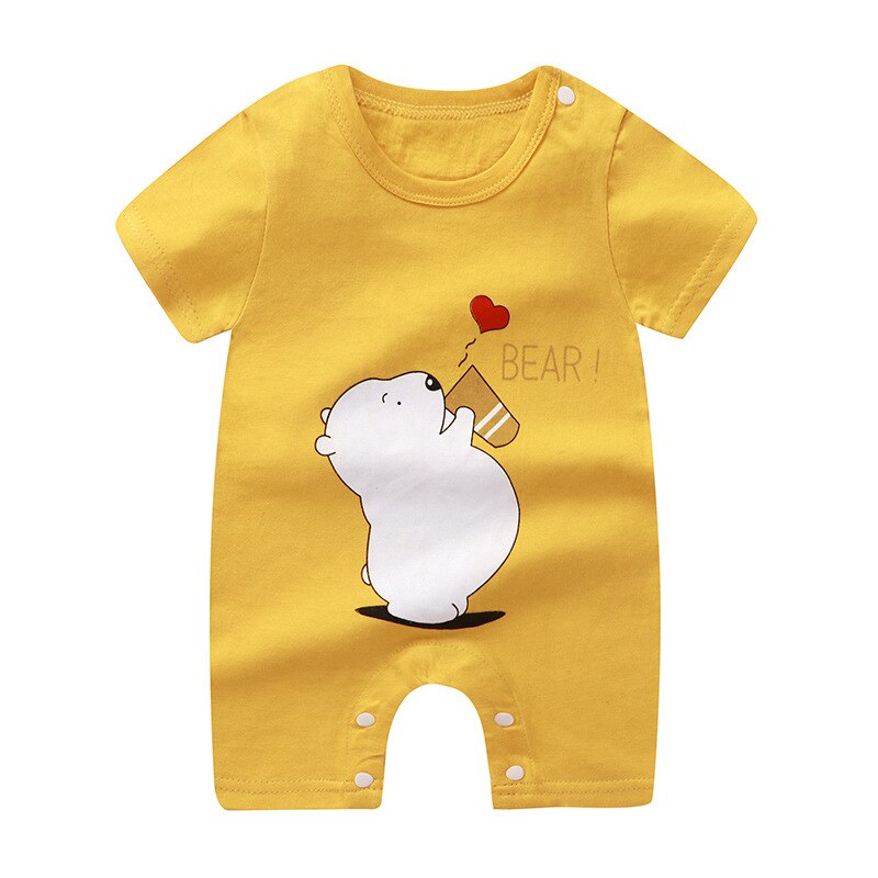 Baby Rompers Summer Newborn Baby Girl Clothes Boys Short Sleeve Jumpsuit Baby Clothes New Born Baby Items Bodysuit For Newborns