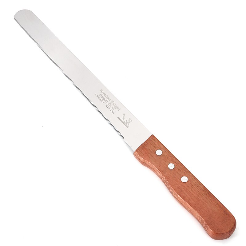 Bread Knife Toast Slicing Knives Cake Slicing Knife Bread Slicer Stainless Steel Serrated Blade Kitchen Pastry Tools