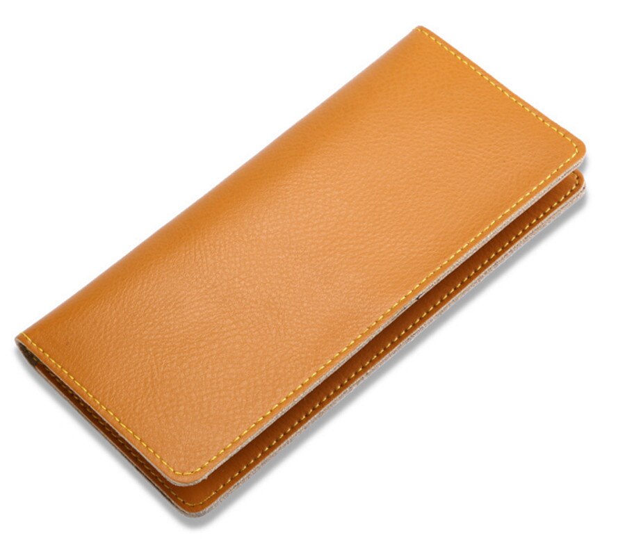 Wallet Purses 100% Genuine Leather Women Long Wallets For Ladies Money Coin Pocket Card Holder Men Cowhide Wallets Clutch Bag