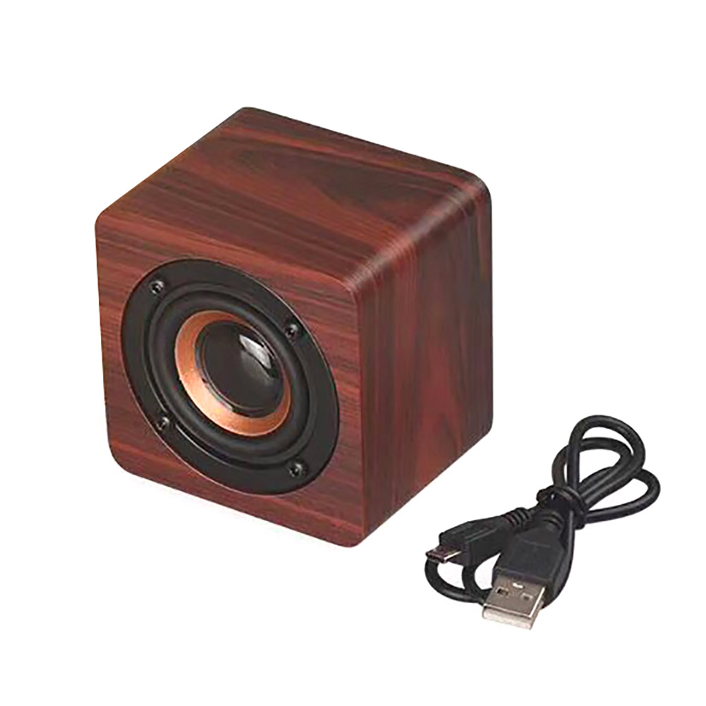 Mini Portable Wooden Bluetooth Speaker Subwoofer for Smartphone Tablet Laptop Wireless Bluetooth Speaker for Mobile Phone