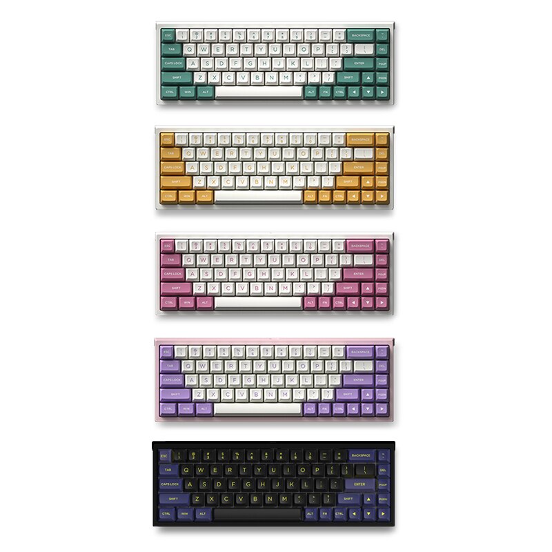 Three-Mode Mechanical Keyboard 68 Keys RGB Hot-Swa...