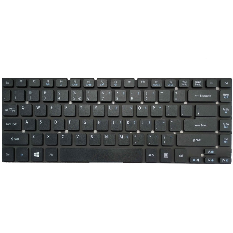 New US keyboard 86 key position US laptop keyboard black