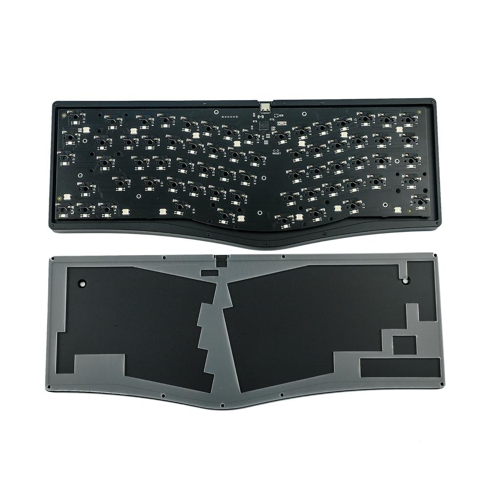 Hot plug keyboard Aluminum CNC top bottom PCB Emer...
