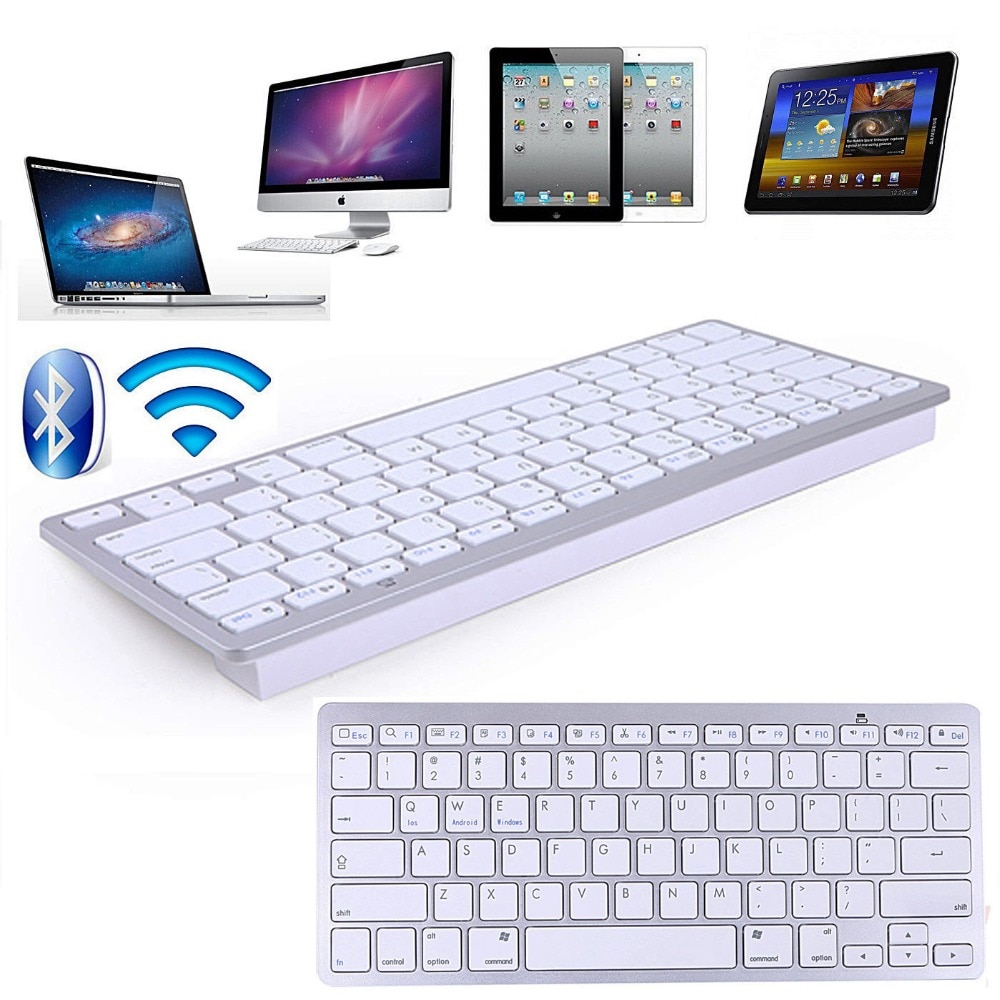 Wireless Bluetooth keyboard for iPad Tablet Laptop Smartphone Support iOS Windows Android System Mac keyboard