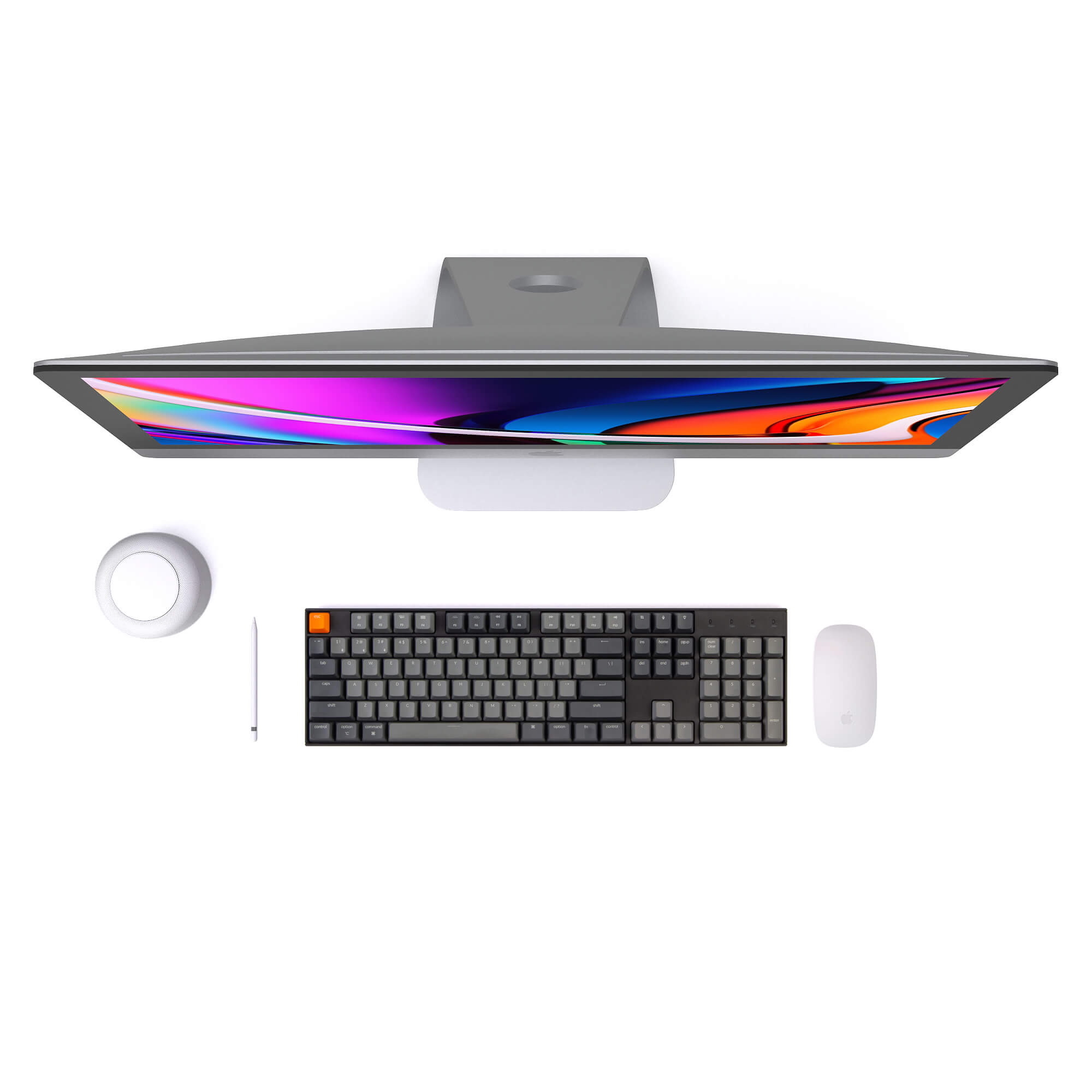 Bluetooth Wireless Mechanical Keyboard Full Size RGB Backlight Switch Aluminum Frame For Mac Windows