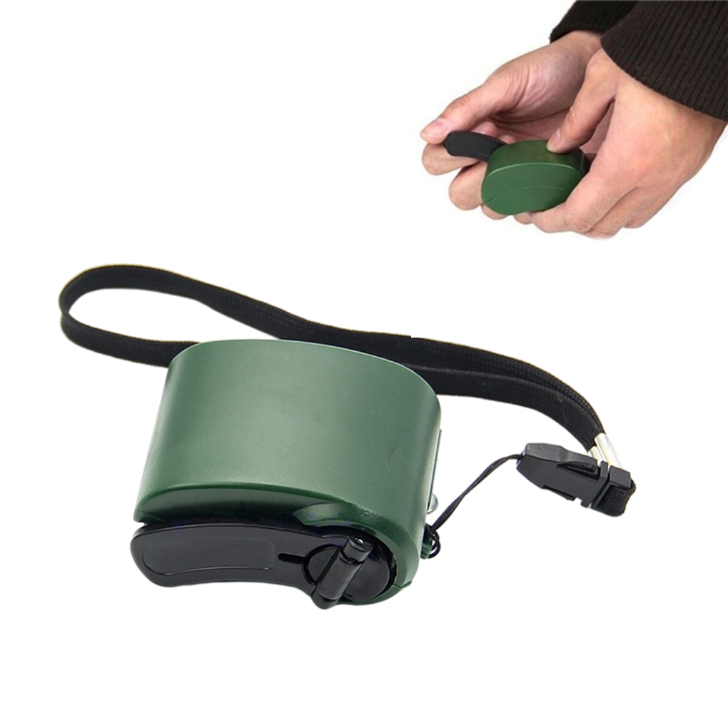 Universal Hand Cranking Portable Battery Charger USB Manual Charger Emergency Outdoor Standby Power Supply For Phone