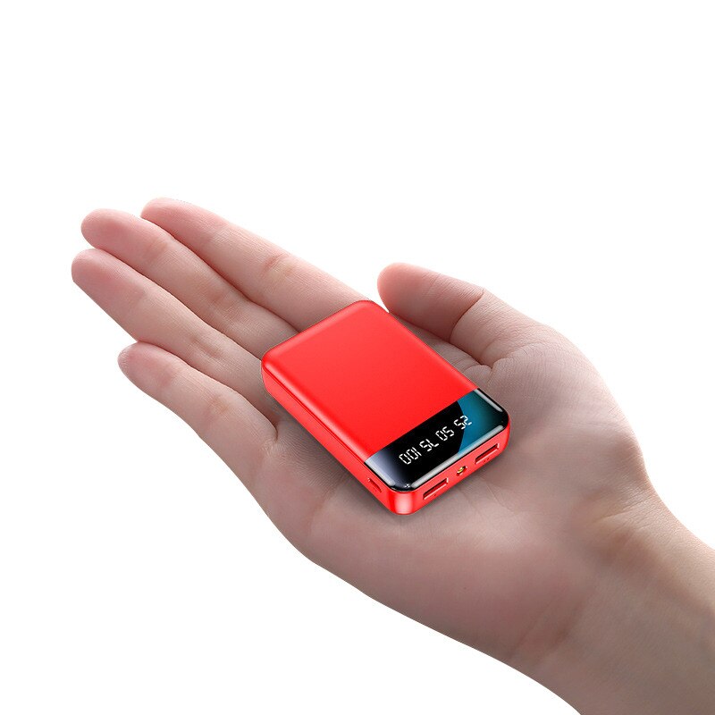 80000mAh Mini Portable Power Bank with LED Light LCD Digital Display Fast Charging External Battery