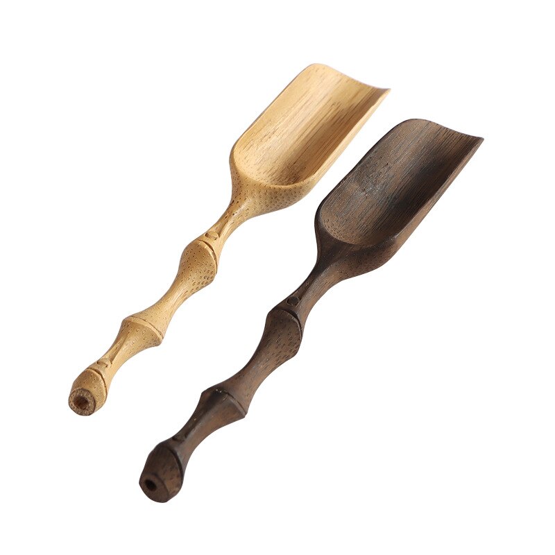 Hand-made Carved Tea Spoon Bamboo Crafts Tea Scoop Shovel Tea Set Accessory Wholesale