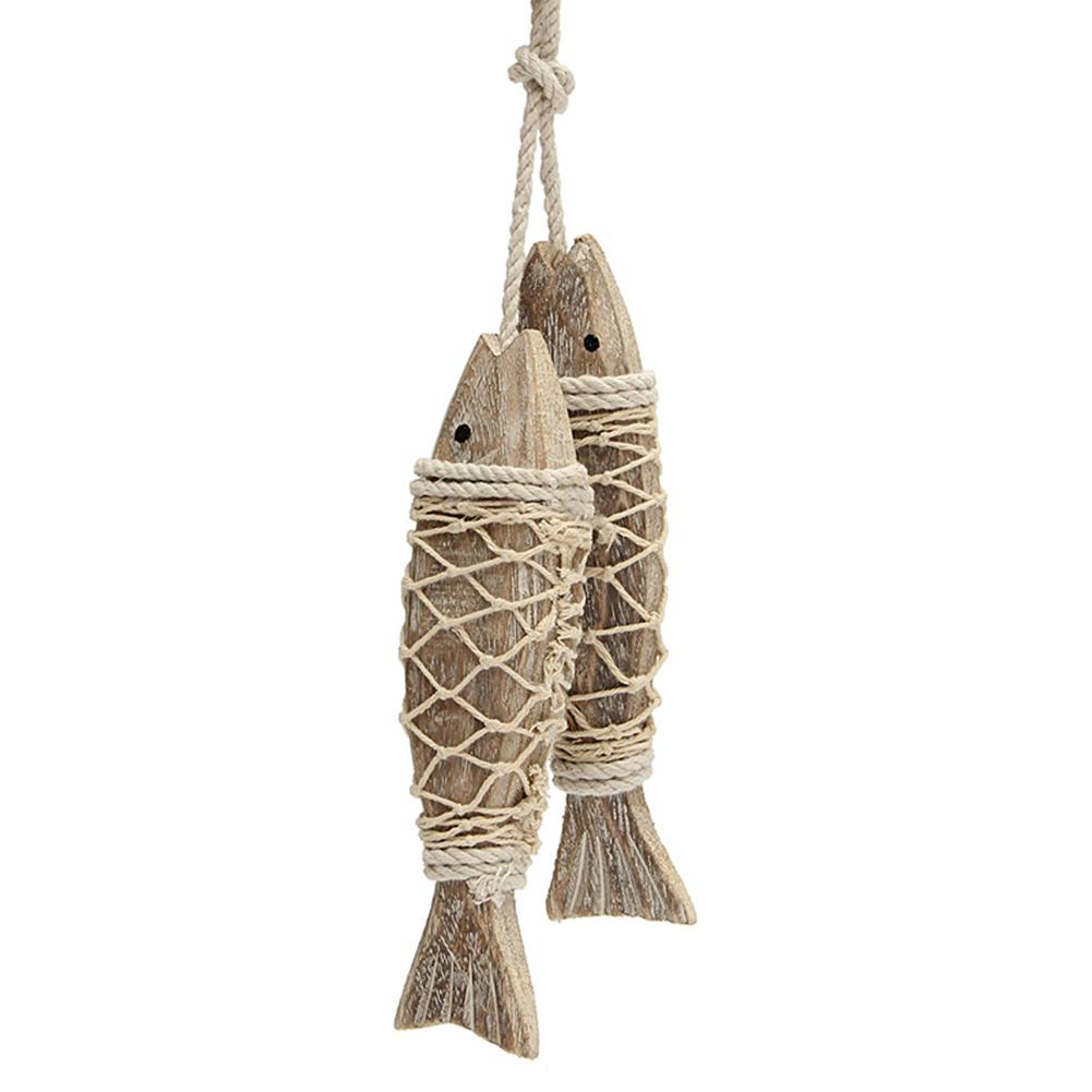 Vintage Mediterranean Retro Hanging Fish Ornament ...