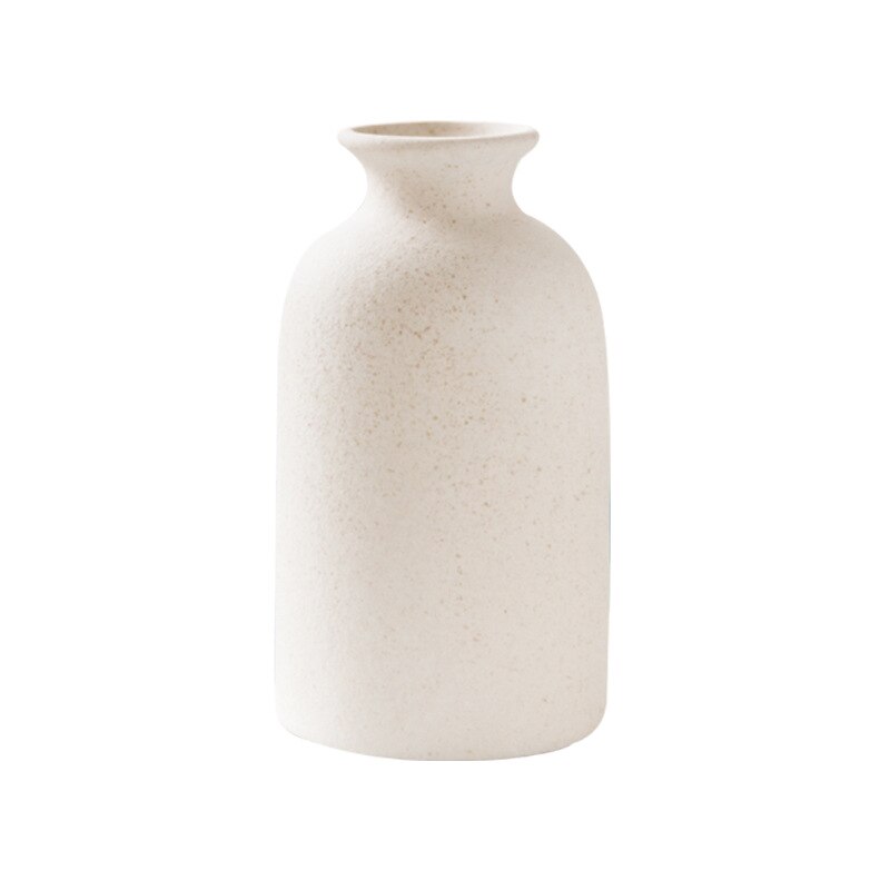 Ceramic Vases Simple Retro Frosted Ceramic Decoration Creative Home Furnishings Nordic Retro Pastoral Vase Crafts