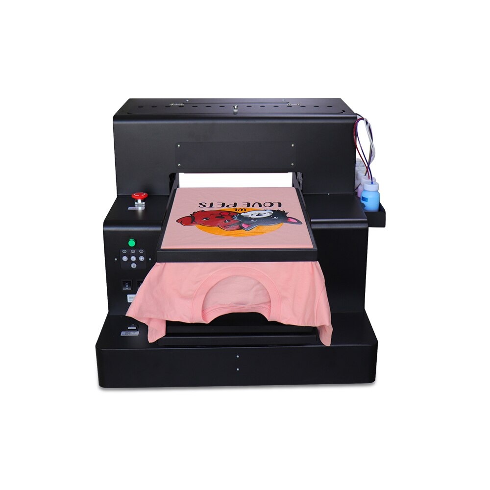 Automatic A3 Flatbed Printer A3 DTG Printer T-shirt Printing Machine For Dark And Light T-shirt Baby Clothes Printing Machine
