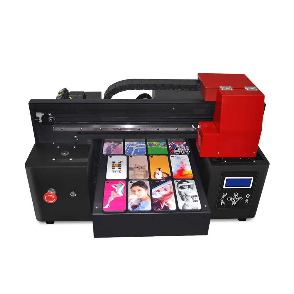 A3 Size Automatic UV Flatbed Printer with White Ink Circulation Phone Case Printing Machine For Acrylic Plastic Glass Leather