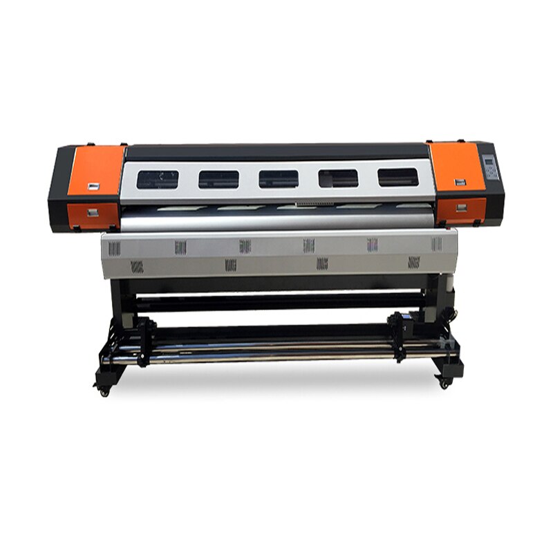 Inkjet Printer Machine One Head Digital Eco Solvent Printer Big Photo Wall Paper Printing Machine