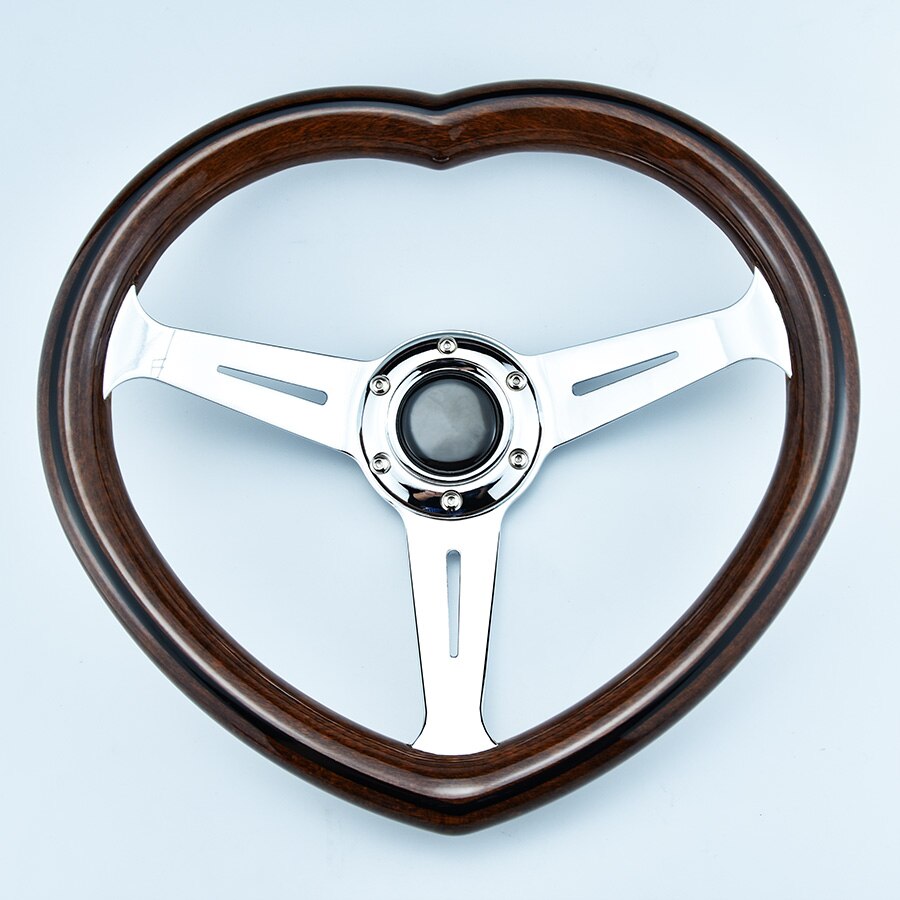 ABS JNA Heart Racing Car Steering Wheel Deep Corn Sports Steering Wheel