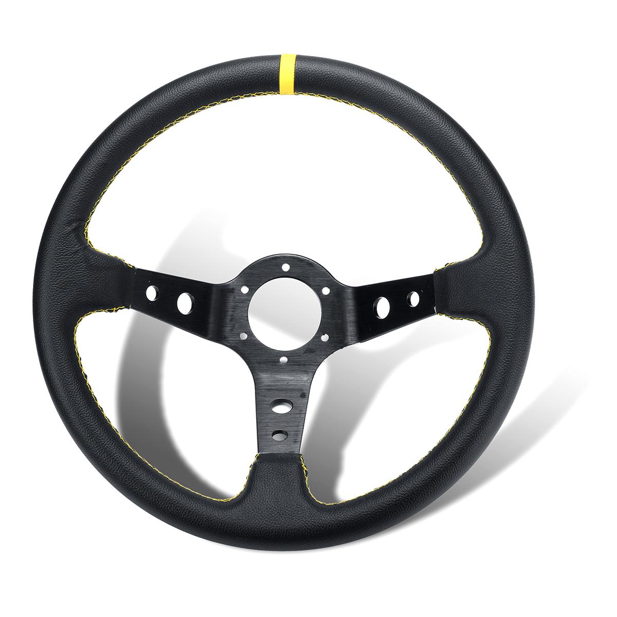 14inch 350mm Universal Car Racing Steering Wheel A...