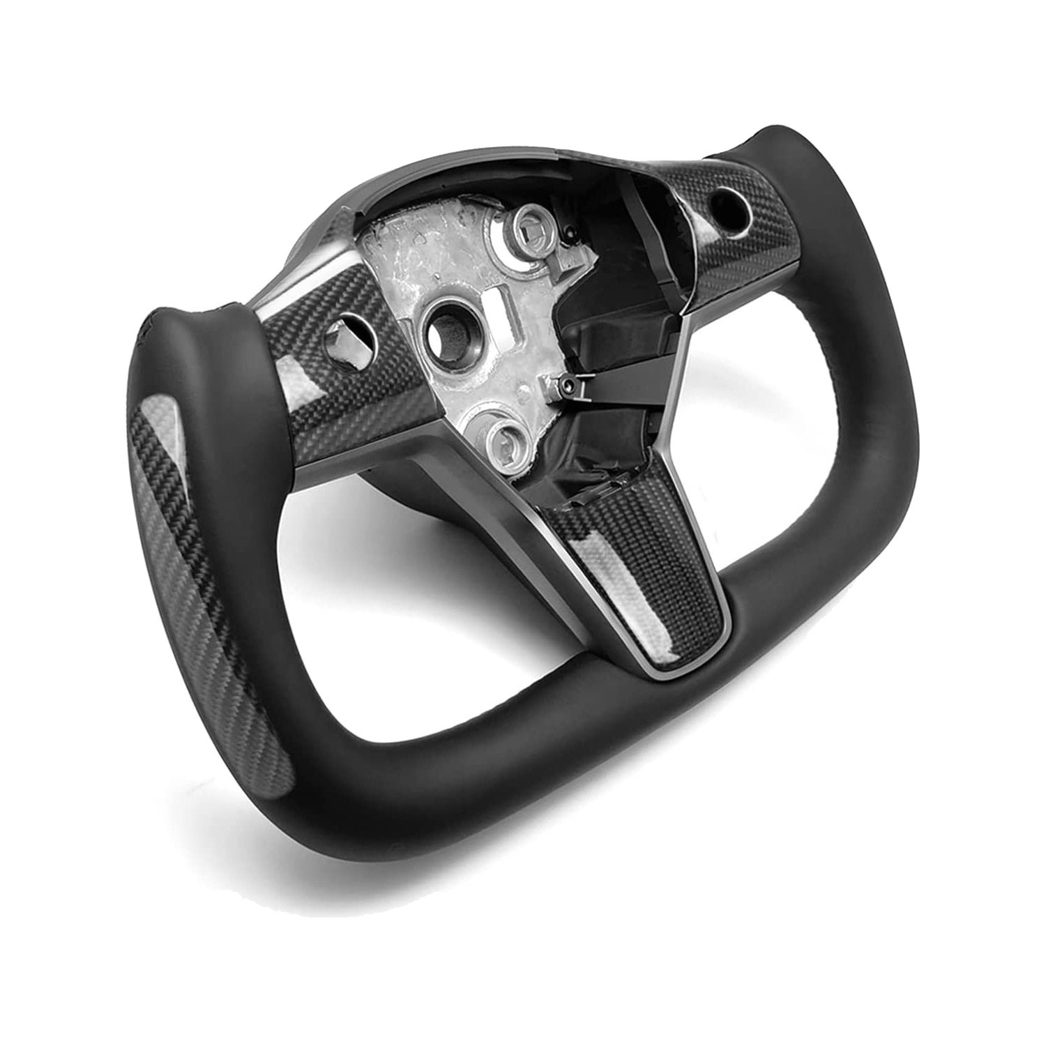 Yoke Carbon Fiber Panel + Buttons Steering Wheel f...