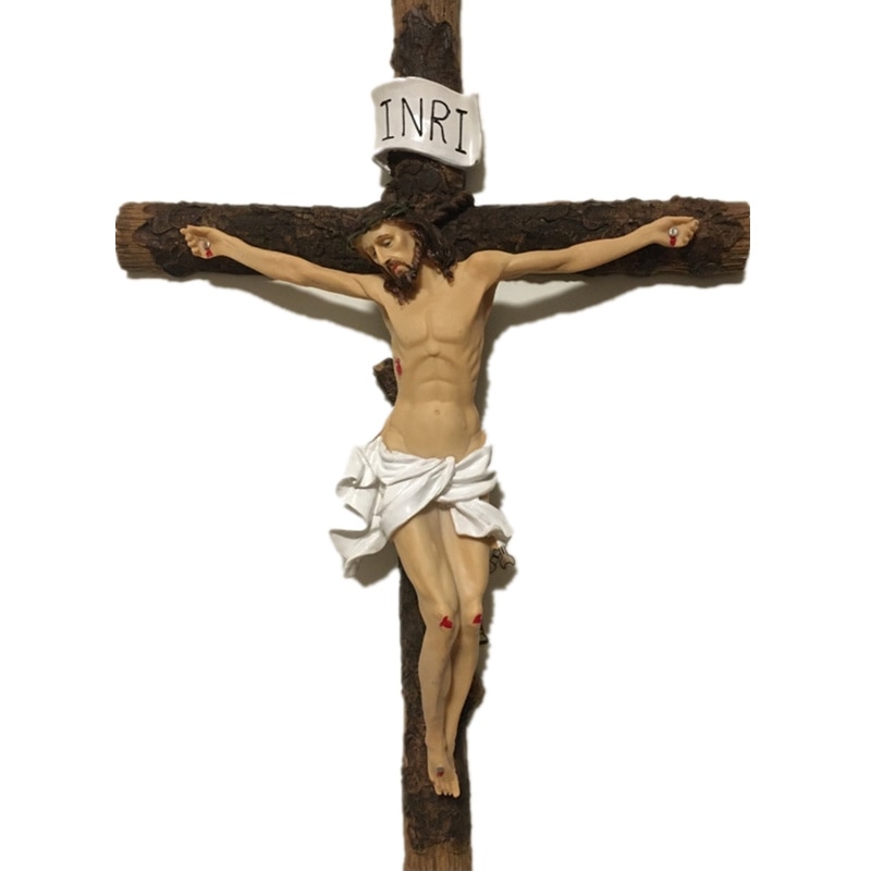 60cm Jesus Cross Wall Decor Church Utensils Catholic Christ For Orthodox Priest Religious Figurines Reigious Crucifix