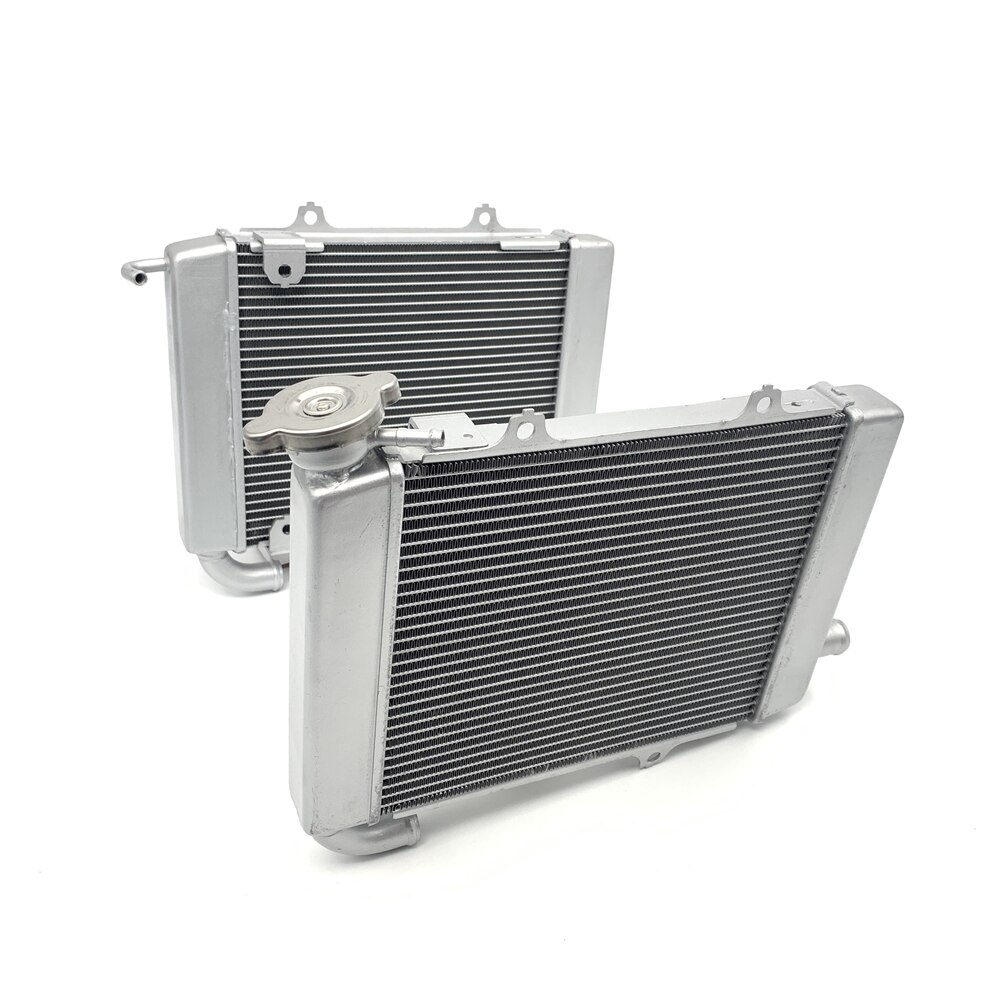 Silver Car Aluminum Radiator Cooler Cooling For Ho...