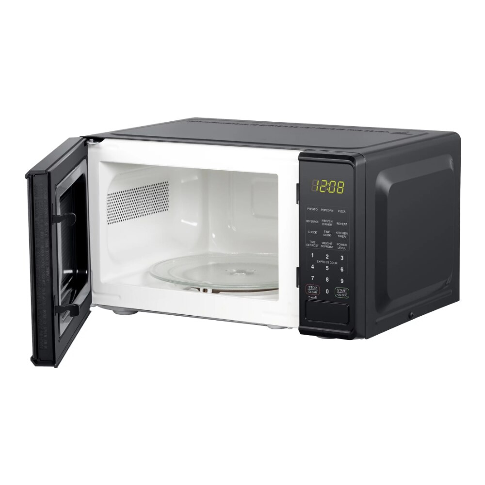 Countertop Microwave Oven, 700 Watts, Black Portable Microwave Oven