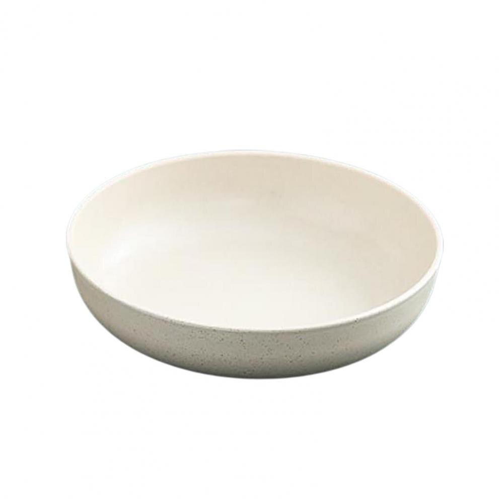 Durable Plastic Plates Multi-use Dinnerware Plate Microwave Safe Tableware Food Plate Home Anti-Slip Base Dinner Dish