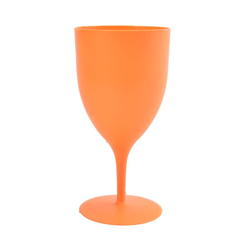 300ml Of Frosted Plastic Colorful Wine Glasses Cocktail Champagne Goblet For Bar Party
