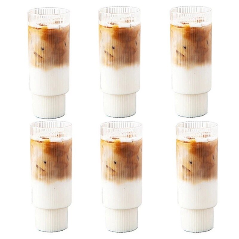 High Borosilicate Glass American Coffee Bubble Tea Cup Latte Vaso Beer Mug Whisky Cups Cocktail Canecas Tumblers Wine Drinkware