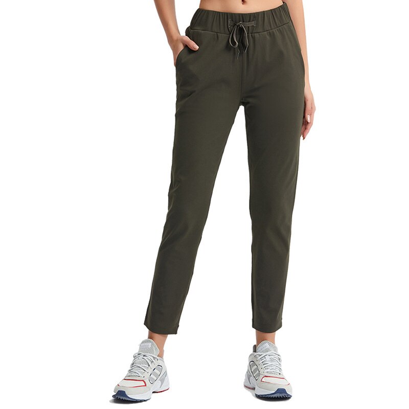 Loose Fit Joggers with Side Pockets Adjustable Dra...
