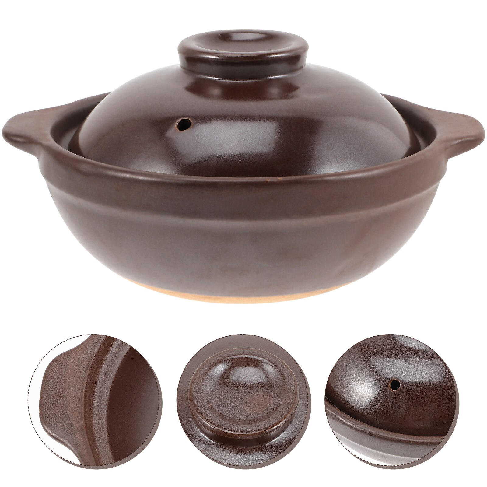 Kitchen Utensils Ceramic Pot Cooking Stew Stew Soup High Quality High Temperature Resistant Casserole